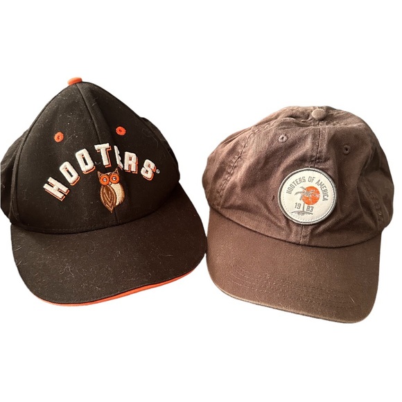 Hooters SnapBack Hat Lot Under Armour Orange Cap Cloth Savannah Palm Trees Lot - Picture 2 of 7